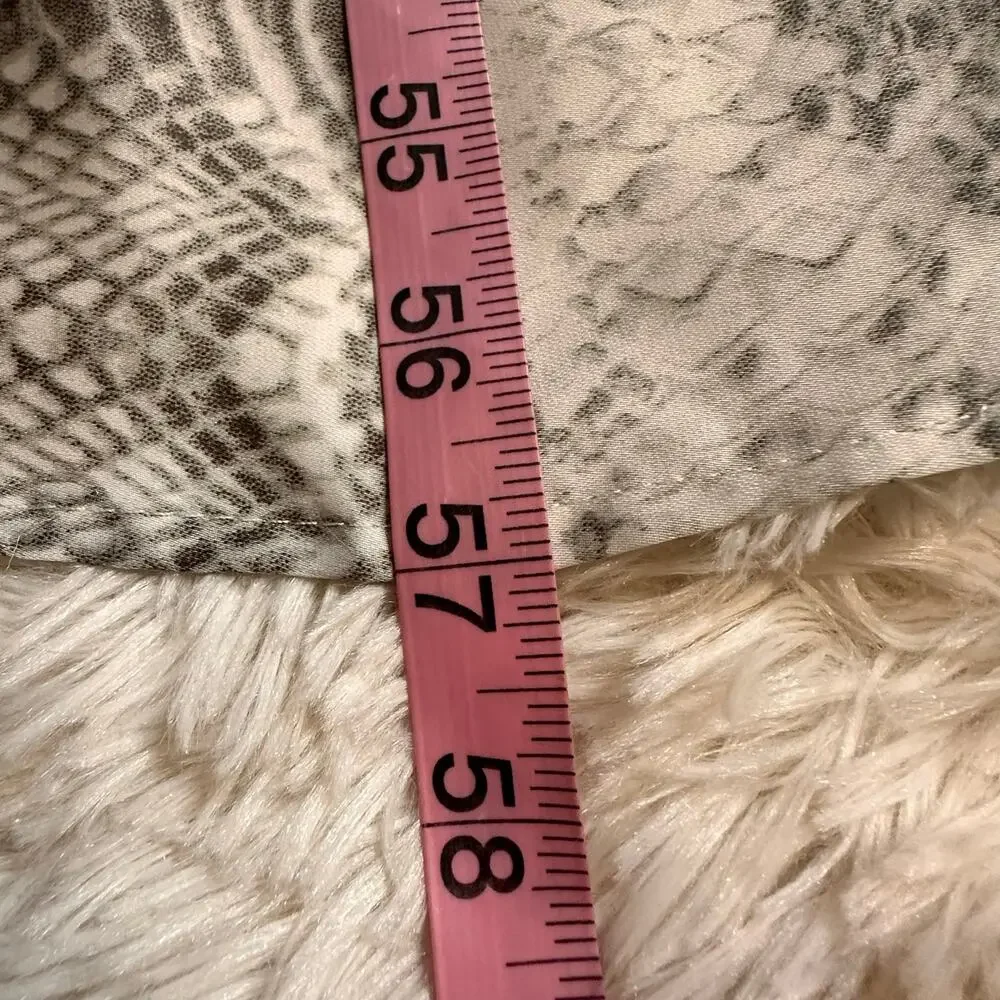 fab'rik Everly one Shoulder Snake Print Maxi Dress Sz S NWT - Picture 9 of 9